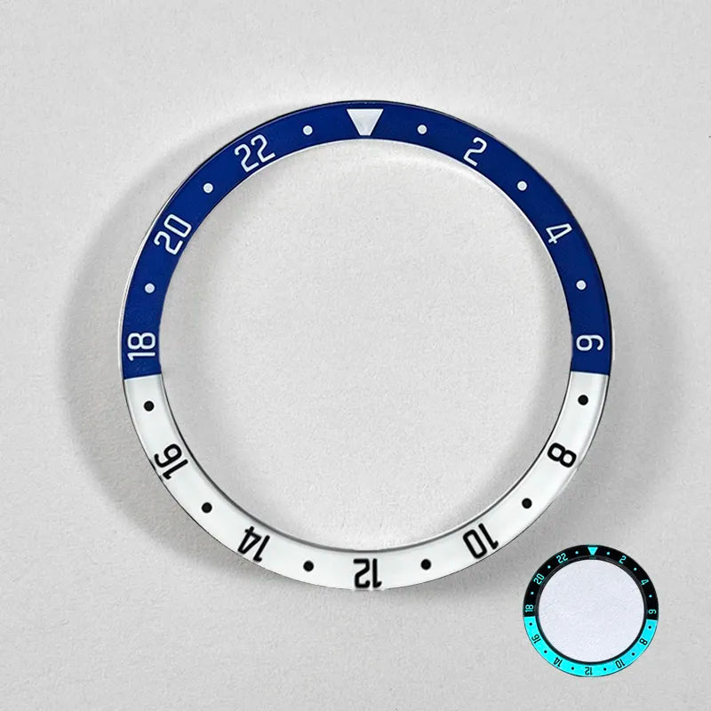 38*30.6mm Sapphire bezel blue lume