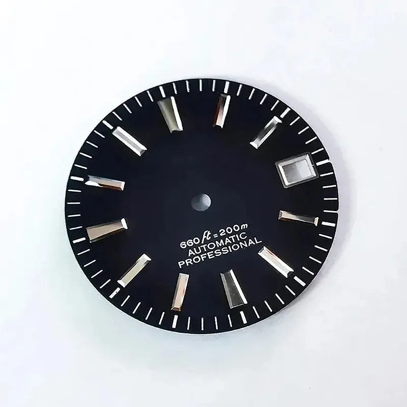 28.5mm Dial No Lume Sunburst Modified Watch NH35 Movement