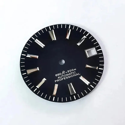 28.5mm Dial No Lume Sunburst Modified Watch NH35 Movement