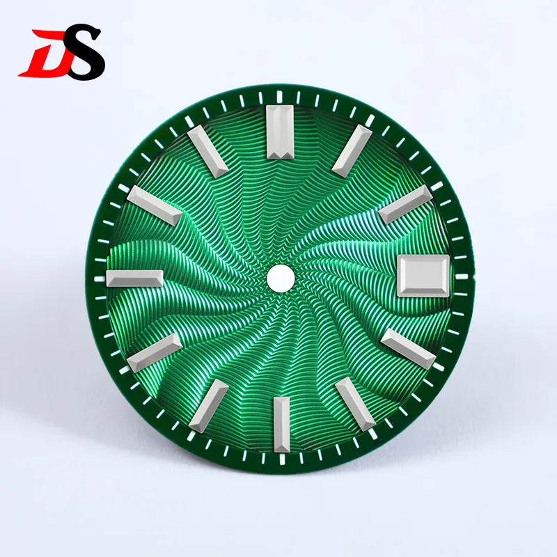 Guilloche Dial Envelope Index No Lume Sterile 28.5mm NH35NH34 Movement 3 O'clock /6O'clock /no Date