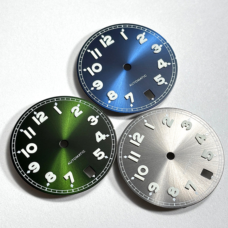 NH35 Dial 28.5mm Forerunner Dial BGW9 C3 Lume Number NH35 Movement