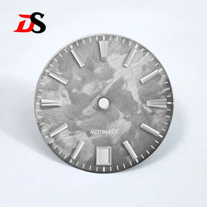 6 O'clock Date Shunbun Dial NH35 No Lume Sakura Pink 28.5mm for SKX007 GS Mod