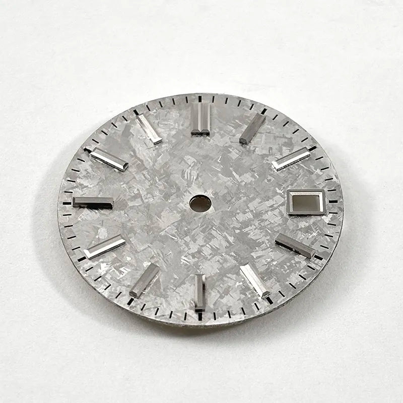 28.5mm Dial Grey Crystal Titanium Texture 28.5mm NO Lume NH35 Movement