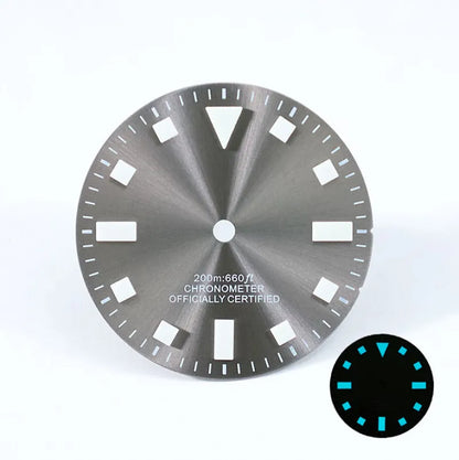 28.5mm Retro Matte 50 Layers BGW9 C3 Lume NH35 NH36 Movement SKX007 No Date
