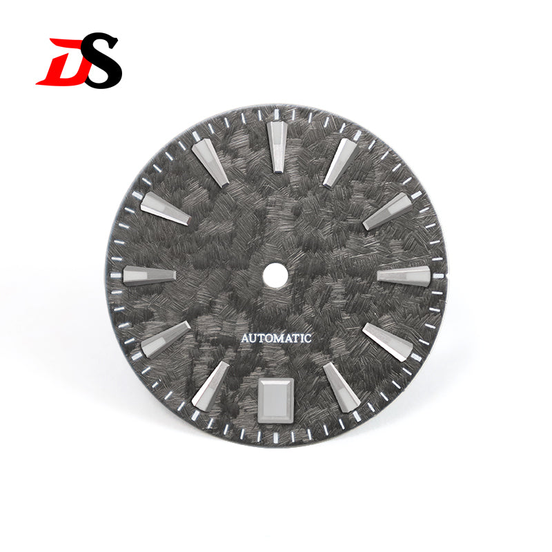 62GS 6 O'clock Date Dial Cherry Minute Mark NH35 Blue Lume Sakura Spring Light-green 28.5mm for SKX007 GS