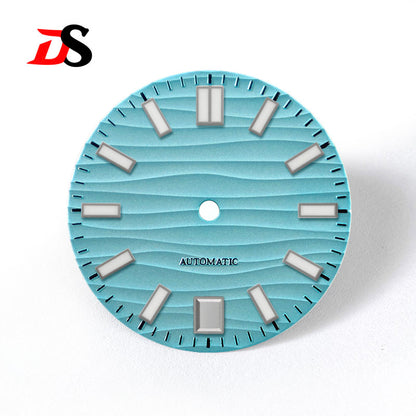 DS 6 O'clock Date Wave Dial BGW9/Blue Feather NH3528.5mm NH34