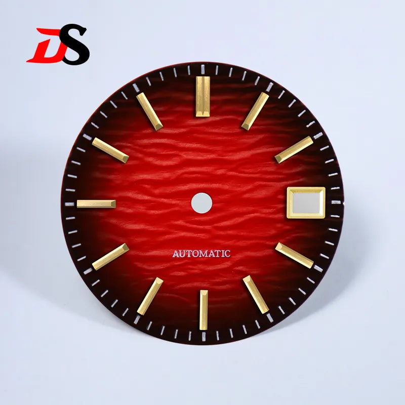 Gradient Wave Dial 28.5mm No Lume for NH35/NH38 Movement 3 O'clock Date/no Date