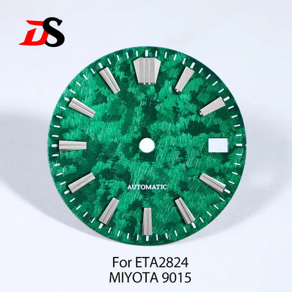 62GS 28.5mm Dial Xinzhou Sakura Dial GS MOD No Lume for ETA2824 SW200 MIYOTA9015 Movement