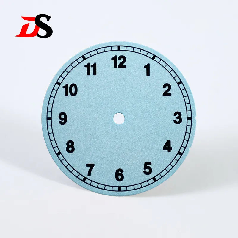 28.5mm Number Dial Gradient Blue Lume for NH35 NH38 Movement No Date