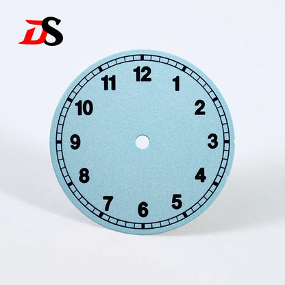 28.5mm Number Dial Gradient Blue Lume for NH35 NH38 Movement No Date