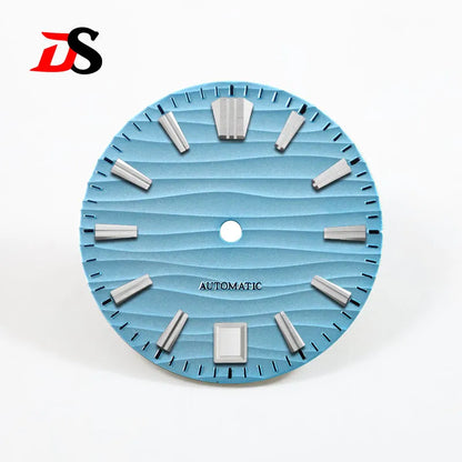 28.5mm Wave Dial GS Mod No Lume 6 O'clock/No Date NH35NH34
