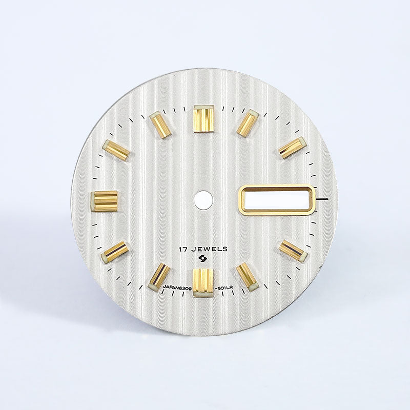 Sunburst Silver S OEM No Luminous Dial NH36 28.5mm