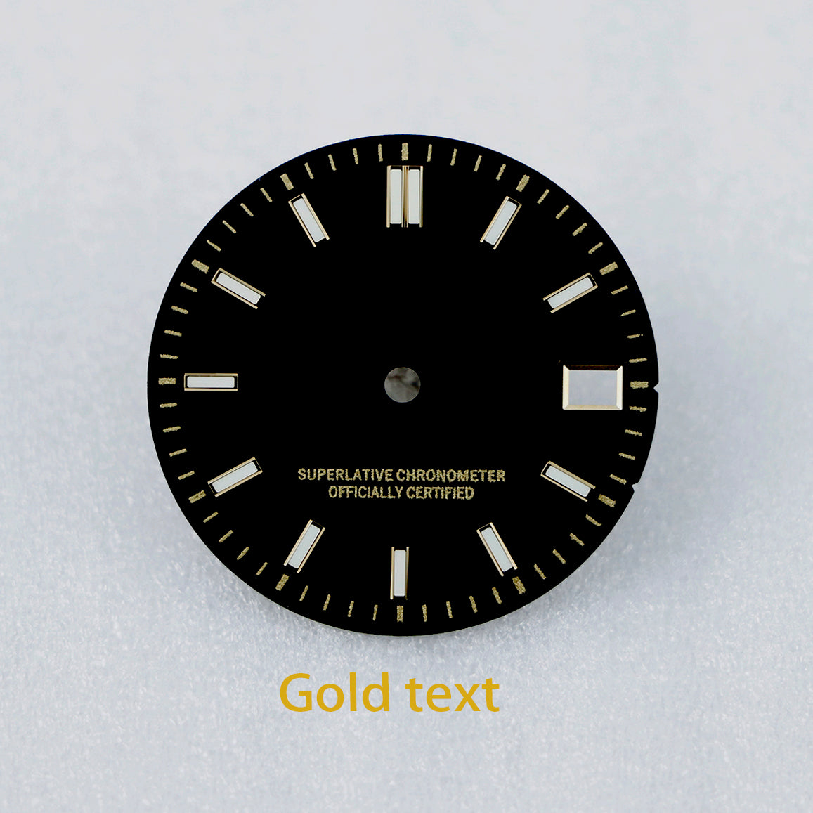 Date just Dial Rose+Gold text