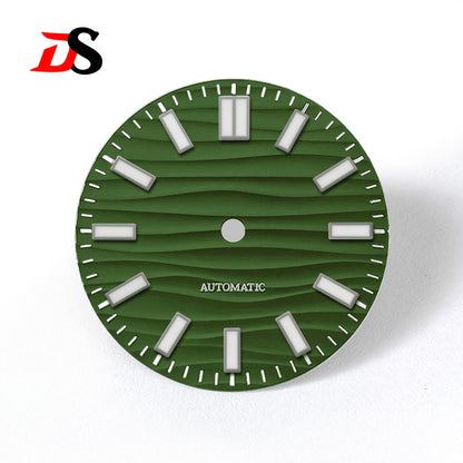 28.5mm Wave Dial BGW9 Lume for NH35 NH34 Movement No Date