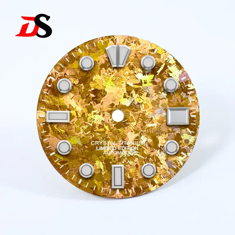 Ice Crystal Titanium Dial 28.5mm Dial BGW9 C3 Lume NH35 Movement