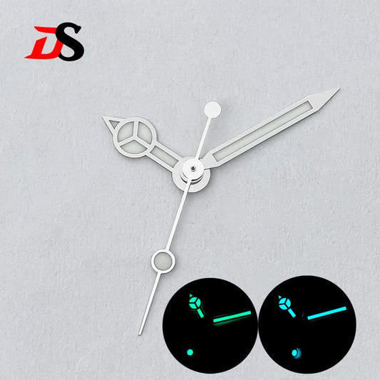 Mercedes Watch Hands C3 BGW9 lume NH35 Blue Luminous Series