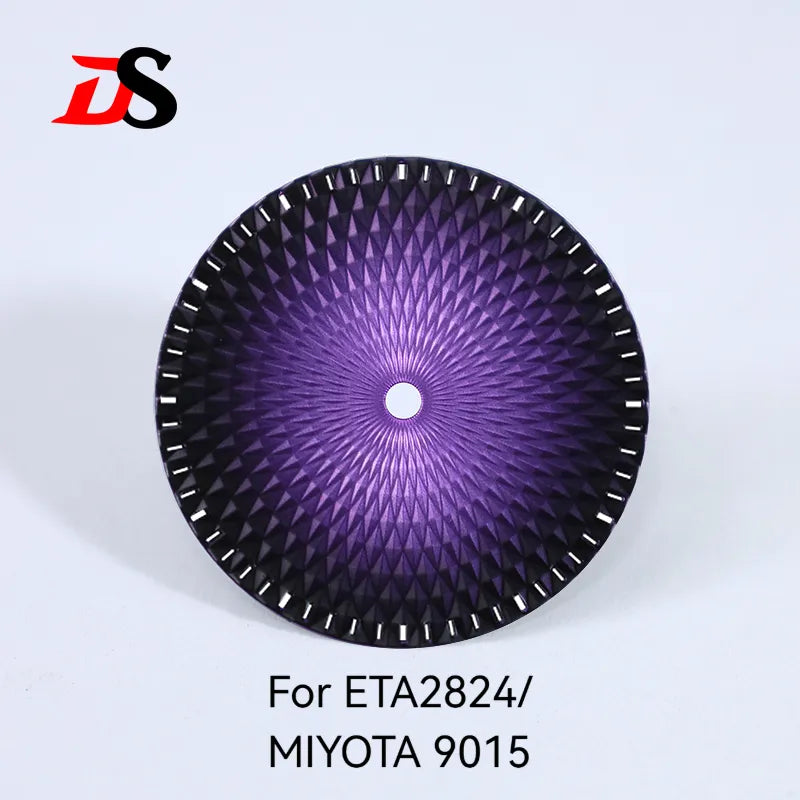 Blank Pineapple Face Dial Gradient 28.5mm for NH35 NH38 ETA2824/MIYOTA 9015 Movement No Date Dial