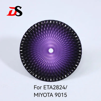 Blank Pineapple Face Dial Gradient 28.5mm for NH35 NH38 ETA2824/MIYOTA 9015 Movement No Date Dial