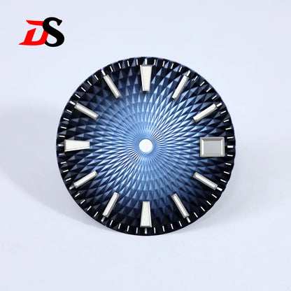 28.5mm Dial Pineapple Face Dial Diamond Pattern BGW9 Lume for NH35NH36 Movement