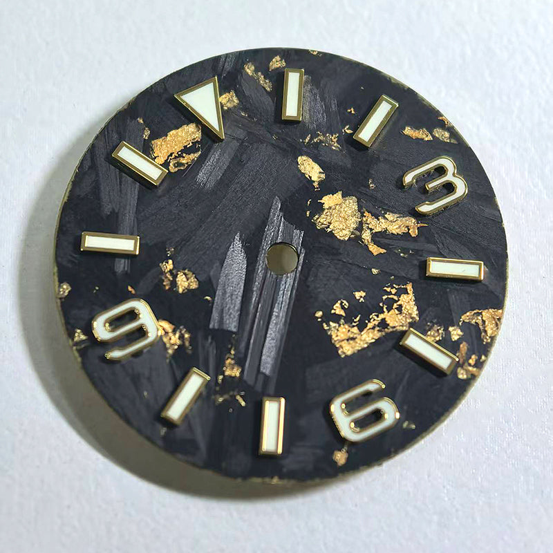 369 EXP Carbon Fiber Dial blue/green lume 28.5mm NH35