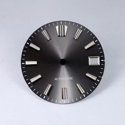 28.5mm Sunburst Dial GS MOD Blue Lume NH35 Movement No Lume