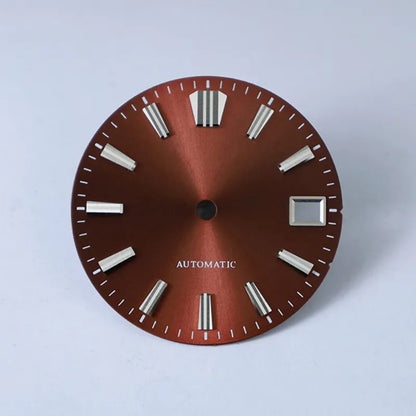 28.5mm Sunburst Dial GS MOD Blue Lume NH35 Movement No Lume