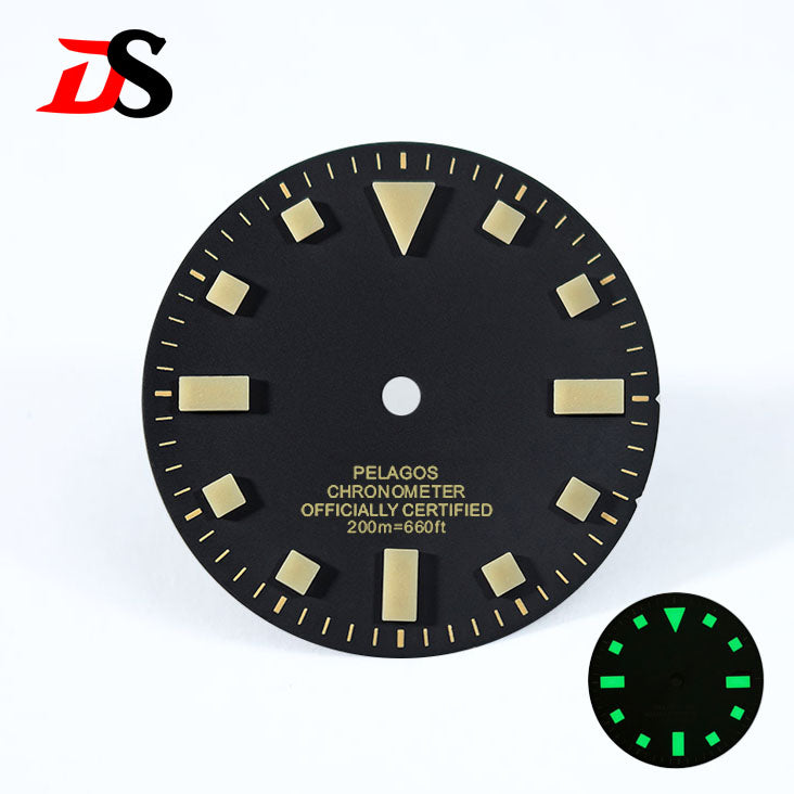 No Date Retro Pelagos Sun Blue/green Luminous Dial GMT50 Layer