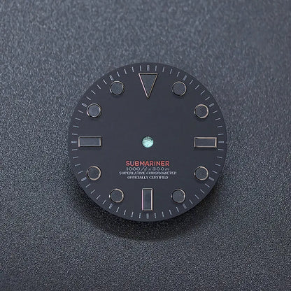 SUB Dial Black Lume 28.5mm No Date