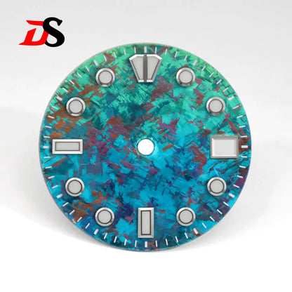 28.5mm Dial Crystal Titanium Dial Chaotic Texture BGW9 C3 Lume NH35 Movement