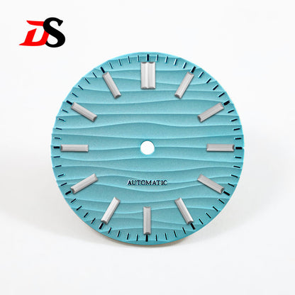 Sea Wave Dial No Date No Lume/blue lume NH35 Dial