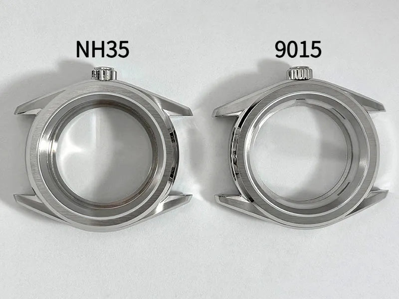 38mm Watch Case Stainless Steel Classic for MIYOTA 9015 Movement 28.5mm Dial