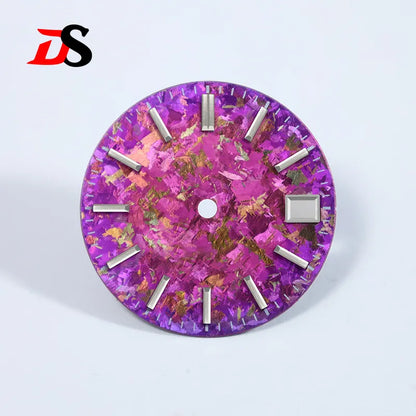 28.5mm Gradient Ice Crystal Titanium Dial NO Lume NH35 Movement