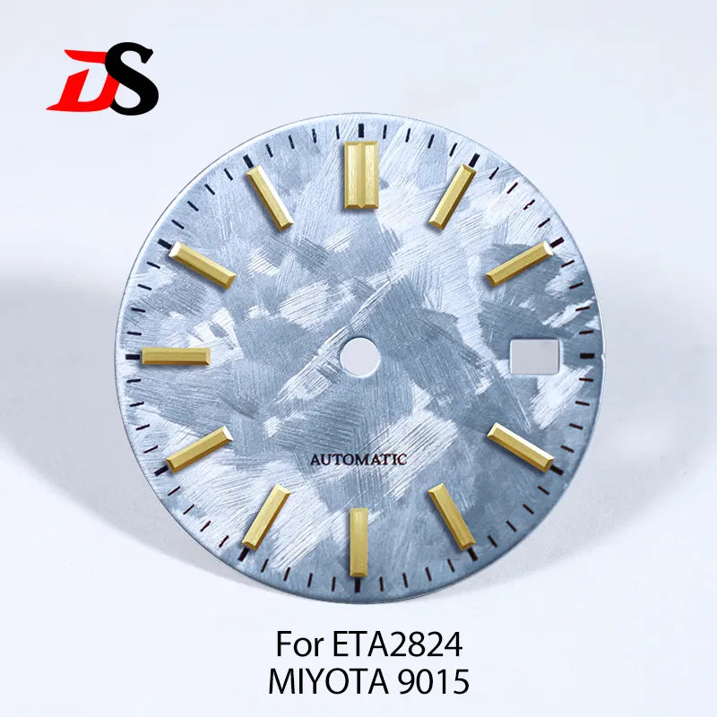 28.5MM Sakura Dial No Lume for ETA2824/MIYOTA 9015 Movement No Date