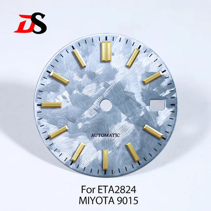 28.5MM Sakura Dial No Lume for ETA2824/MIYOTA 9015 Movement No Date