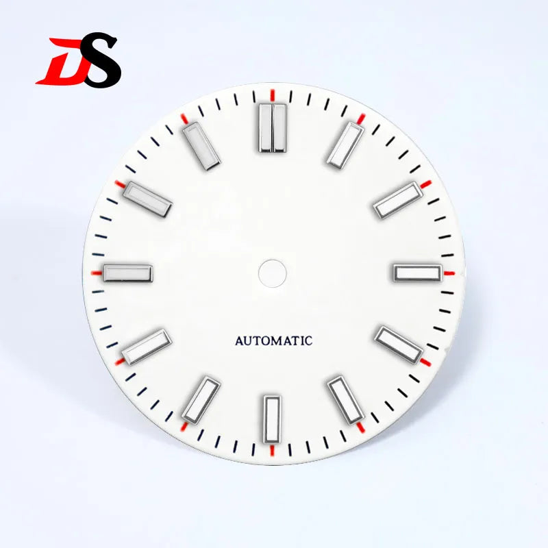 28.5mm Dial Sunburst Dial Blue Lume NH35 Movement No Date