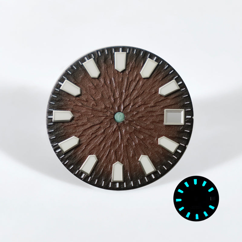 Teacup Pattern Date Dial Blue Lume 28.5mm NH35