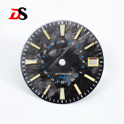 DS Sakura Blue GMT Dial 28.5mm Blue Lume NH34GMT Movement