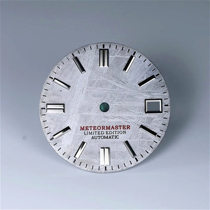 No Lume Natural Grey Meteorite Dial NH35NH36 28.5mm