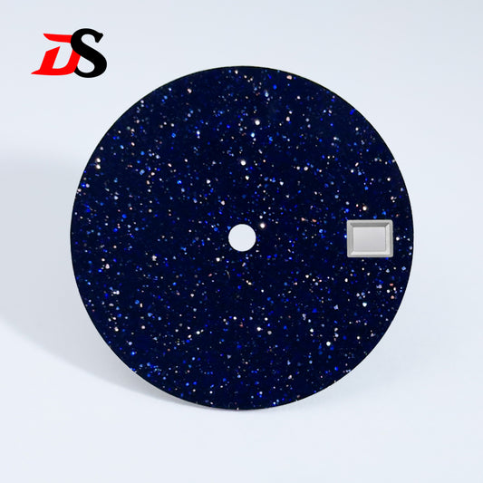NH35 Dial Blue Starry Sky Blue Sands Stone Sterile Blank Date/No Date NH35 NH38