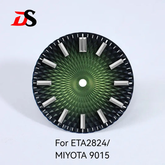 28.5mm Dial Pineapple Face Dial Suitable for NH35 NH38 ETA2824/MIYOTA 9015 Movement No Date No Lume