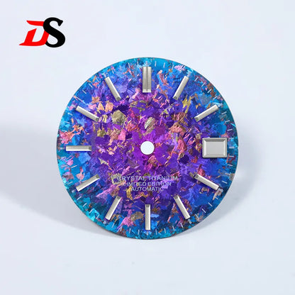 Ice Crystal Titanium Dial 28.5mm Dial No Lume NH35 Movement