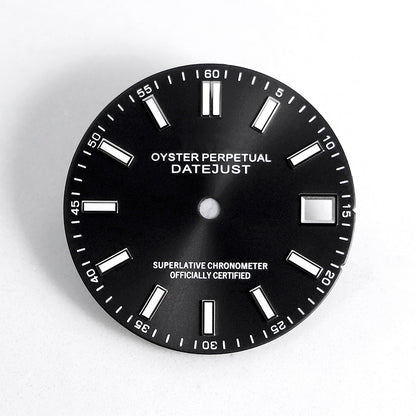 Date just Dial Number minute mark