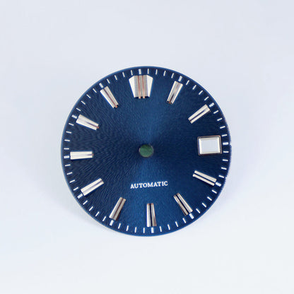 Rose gold dial Sunburst GS Blue Lume