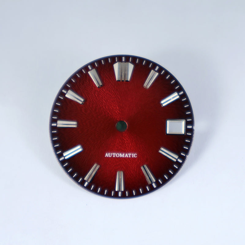 Red dial Sunburst GS No Lume