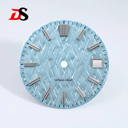 28.5mm Ice Forests Dial NH34 NH35 Movement Blue Lume Date