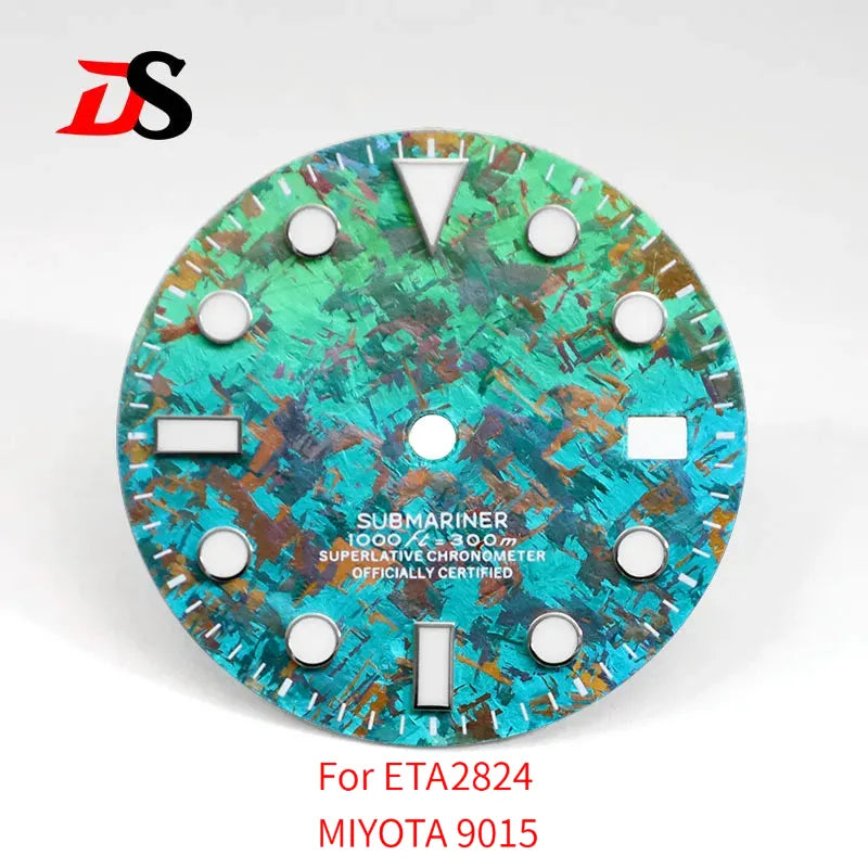 28.5mm Dial SUB Crystal Titanium Texture BGW9 C3 Lume ETA2824/ MIYOTA 9015 Movement
