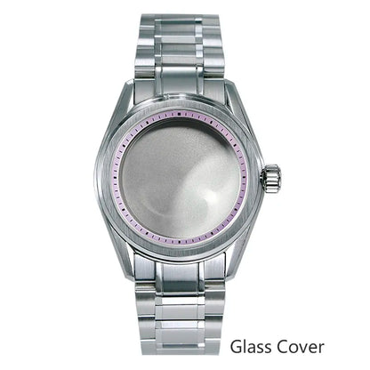 38mm GS Case with Chapter Ring NH35 NH34 Match Shunbun 28.5mm Dial Color Classic Watch Case