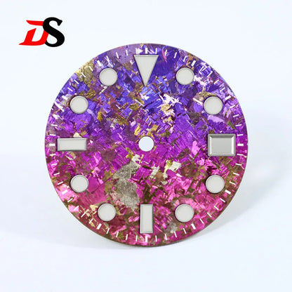 Crystal Titanium Text Dial Chaotic Texture BGW9 C3 Lume NH35 Movement 28.5mm Dial