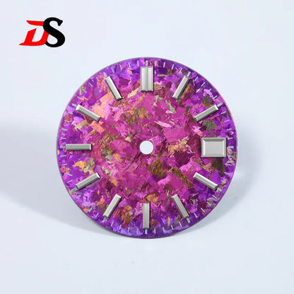 28.5mm Dial Ice Crystal Titanium Dial NO Lume NH35 Movement