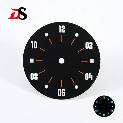 28.5mm Matte Dial Cockpit Instruments Pilot-inspired BGW9 NH38 NH35 ETA2824 SW200 Miyota 9015 Movement Black Lume